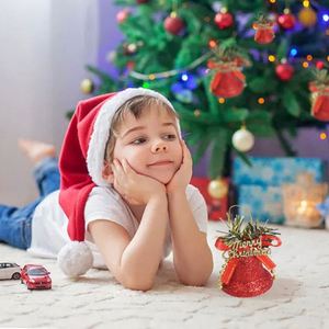 2025 Christmas Large <b>Plastic</b> Silver Color Ornaments Xmas <b>Tree</b> Decoration Hanging Bell for Sale - Product Image 6
