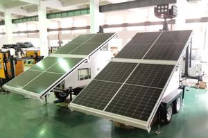 LED-Lichtquellen turm Weiß emittierender Farb turm RGB emittierender Solar turm Straßen beleuchtungs turm Gleichstrom betriebener Lichtmast - Product Image 5