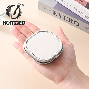 Boîte à pilules portable en acier inoxydable 304, étanche à l'humidité, pour la maison et l'extérieur - Product Image 5