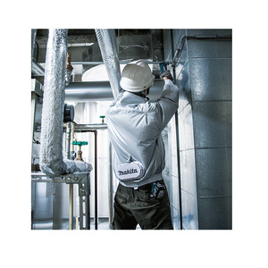 Veste industrielle rechargeable et refroidie par air Makita DFJ202, 3 tailles, portable - Product Image 1