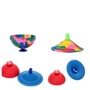 Juguetes Hip Hop Pops, Bola de Goma Colorida de Camuflaje, Trompo Saltador, Bola de Salto, Pelota Saltarina para Niños - Product Image 4