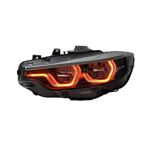 SJC V3รถยนต์สำหรับ F32 F36 M3 F80 440I ไฟหน้า LED สามสี2013-2019สีเหลืองสีขาวสีแดง DRL สลับรถ3สี DRL - Product Image 1