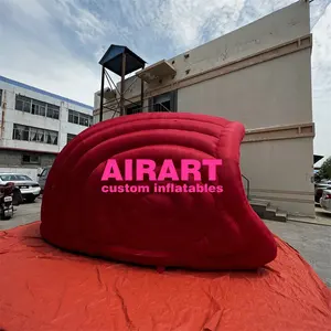 Bespoke giant size decoration inflatable red dome,events inflatable dome sale tent display