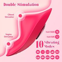 Neuer APP-gesteuerter Tragbarer Slip-Vibrator für Frauen 10 Vibrationsmodi IPX7 Batterie-G-Punkt Klitoris Wasserdicht Wiederaufladbar