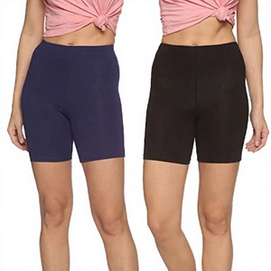 Shorts décontractés et élégants pour femmes, taille élastique, coupe ajustée, en Spandex/Polyester, tailles S-XL, prêts à être expédiés - Product Image 3