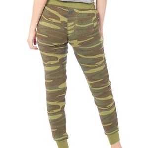 Custom Camouflage Mid Weight 100% <b>Polyester</b> Fleece Breathable Heat-Transfer Printed Elastic Bottom Trousers Unisex <b>Joggers</b> - Product Image 2