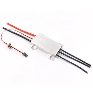 100M Bawah Air IPX8 24V 90A Tahan Air Tanpa Sikat 2 Cara ESC BEC 5V/5,5a Semua Paduan Aluminium untuk Struktur Kendaraan Selam OV Melalui Kapal Selam