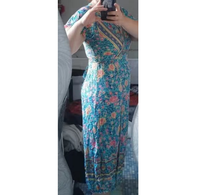 Robe de plage à col en V, vêtement d'été de haute qualité pour femmes à imprimé Floral, style bohème, fendue, taille Maxi, tenue de soirée, collection 2020