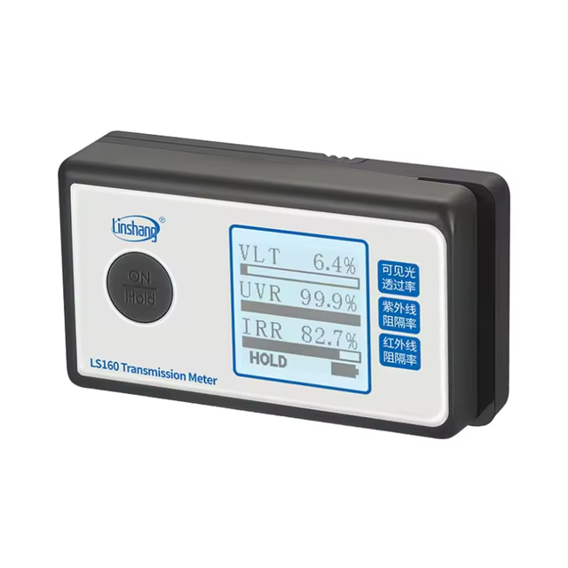 Linshang LS160 Portable Window Tint Transmission Meter IR UV Rejection VLT Tester for Car Window Film