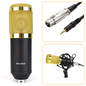 BM 800 Karaoke Microphone BM800 Phòng Thu Condenser Mikrofon Mic Bm-800 Cho KTV Đài Phát Thanh Braodcasting Hát Ghi Âm Máy Tính - Product Image 3