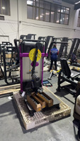 Mesin ASJ Selectorized Standing Hip Abduction Adduction, Peralatan Ayunan Kaki 2 in 1 dengan Tumpukan Beban Komersial