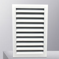 Venta caliente Rejilla de ventilación de aleación de aluminio Salida de aire exterior Rejilla de aleación de aluminio