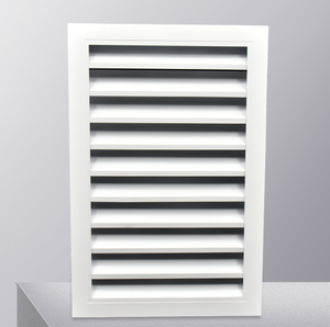 Grille de <span class=keywords><strong>ventilation</strong></span> en alliage d'aluminium de vente chaude sortie d'air extérieure persienne en alliage d'aluminium - Product Image 2