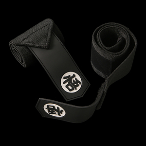 Muñequeras ajustables para levantamiento de pesas con logotipo personalizado al por mayor, diseño de anime Berserk, con presilla para el pulgar - Product Image 1