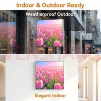 Pantalla LED Digital de Señalización Comercial de 32 Pulgadas, Resolución 4K 1920x1080, IP33, para Restaurantes, Tiendas Minoristas, Reproducción de Publicidad