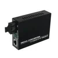 Dule Fiber одномодовый волоконный трансивер 10 100 Base Tx Fx медиа конвертер