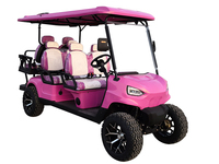 Nouvelle voiturette de golf électrique de luxe 6 places, fabrication directe d'usine, buggy de golf personnalisé pour hôtel, complexe hôtelier, parcours de golf, communauté