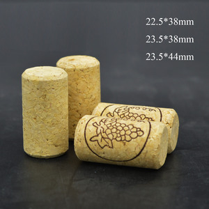Venta al por mayor Fabricante Corchos Para Vino Natural Bouchon De Vin 22mm 22,5 Tapón De Corcho De Vino Aglomerado Corcho Vino Para - Product Image 3