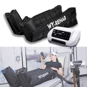 VU Brand Lymph Vein 8 Chamber <strong>IPC</strong> Leg Massager Timing Control <strong>Sequential</strong> <strong>Compression</strong> CE Certified <strong>Device</strong> for Lymphedema Swelling - Product Image 1