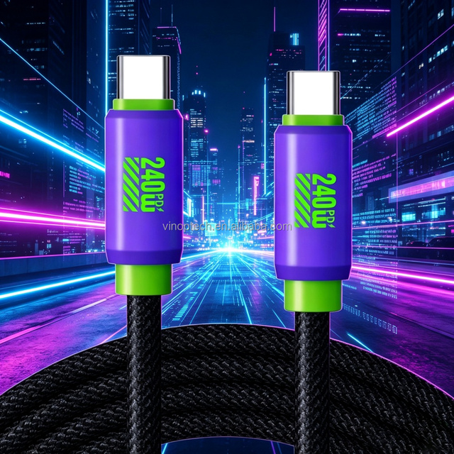 Wholesale USB4 Cable PD 3.1 40Gbps 8K 60Hz 5A 240W Type C USB Fast Charging Data Cables for Mobile Phone Tablet to Android