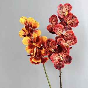 Orchidées <span class=keywords><strong>Vanda</strong></span> Artificielles de Mariage Imprimées en 3D, Fleurs en Soie, Décor à la Maison, Arrangements de Mariage pour Halloween, Tiges de Fausses Orchidées - Product Image 6
