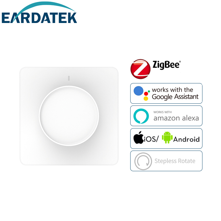 ЕС Zigbee диммер Вращающаяся лампа Поворотный Настенный Электрический переключатель прерыватель диммер Домашний Светильник переключатель с дистанционным управлением настенная панель из поликарбоната 5 А