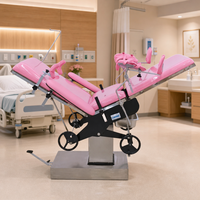 Table d'accouchement manuelle multifonctionnelle en acier inoxydable pour clinique et accouchement – Lit médical obstétrical pour hôpital