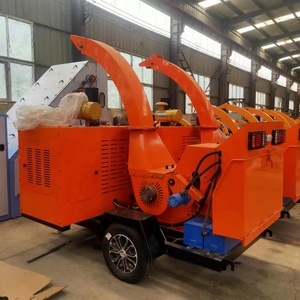 Déchiqueteuse de palettes en bois Moteur mobile Déchiqueteuse de bois diesel Déchiqueteuse de déchets Branches d'arbres Déchiqueteuse à bois - Product Image 1