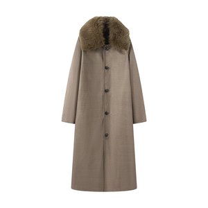 <span class=keywords><strong>Trench</strong></span> grezzo stile europeo americano reversibile in pelliccia di coniglio autunno inverno nuovo 3811250 - Product Image 2