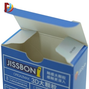Vente en gros de préservatifs sexuels pour adultes avec particules 2 petites boîtes en papier de carton - Product Image 2