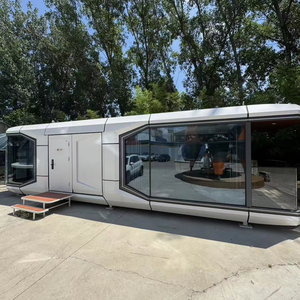 Casa Cápsula Modular Prefabricada de <span class=keywords><strong>Aluminio</strong></span> Ecológica y de Lujo Moderna para Hotel, Resort o Villa <span class=keywords><strong>con</strong></span> Baño - Product Image 1