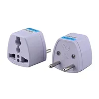 Adaptateur de prise universel US UK AU vers EU, convertisseur de prise murale de voyage USA vers Europe, chargeur secteur AC, prise à 2 broches rondes