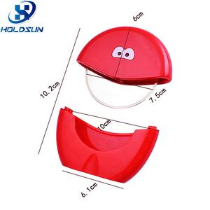 Cortador de <span class=keywords><strong>Pizza</strong></span> Redondo de Acero Inoxidable de 4 Pulgadas, Diseño Nuevo, Color Personalizado, Alta Calidad, con Cubierta y Agarres Portátiles, Herramienta para <span class=keywords><strong>Pizza</strong></span> - Product Image 4