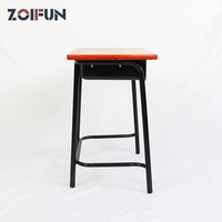 Bureaux individuels universitaires pour étudiants, table d'examen, bureau d'enseignant pour écoles et salles de classe, mobilier scolaire