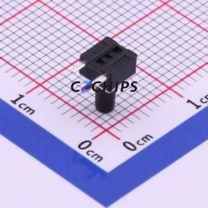 TS-1091B-A9B3-D2 Tactile Switch Through hole Component THT Switch Single Pole Single Throw Round Button 2.5N Right Angle Insert - Product Image 2