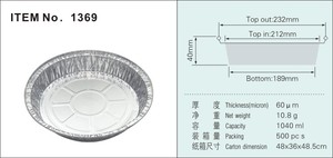 7inch dùng một lần chảo 8 inch nướng bánh khay 9 inch gói thực phẩm lá tròn nhôm lá Có Nắp - Product Image 4