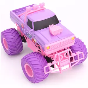 Pink Pickup-Truck elektrisches Kletter-Auto Bigfoot-Auto Mädchen-Fernsteuerungs-Autospielzeug