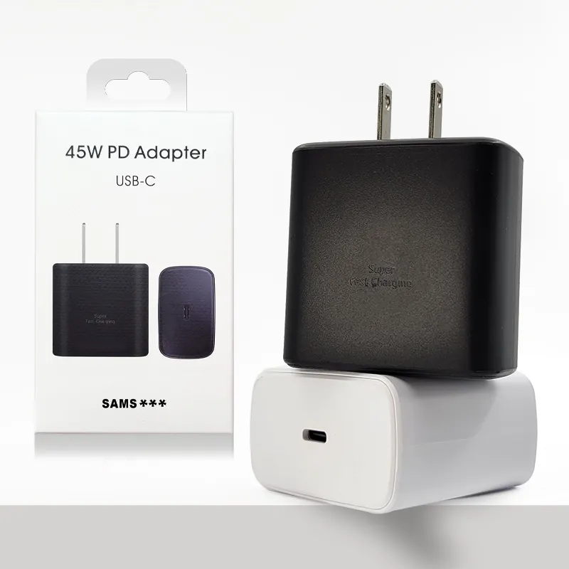 2024 diskon besar-besaran pengisi daya Cepat EP-TA845 45W pengisi daya dinding PD USB C untuk samsung galaxy s22 ultra PD adaptor cepat