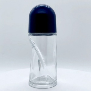 Offre Spéciale – Flacon Roll-on en Verre Transparent de 50 ml, Forme Boule Géante, avec Bouchon <span class=keywords><strong>à</strong></span> Vis, Flacon Vide pour Huiles Essentielles et Parfums - Product Image 2