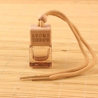 Bouteille de parfum en verre rechargeable de 8 ml à suspendre pour voiture, diffuseur suspendu, flacon vide pour aromathérapie
