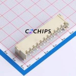 WT396VW-124R-0W Wire-to-Board Pin Header SMD,P=3.96mm,Horizontal Mount Connector 1x12P 3.96mm Horizontal Mount VH - Product Image 2