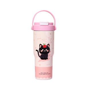Nueva Taza Termo Personalizable de Acero Inoxidable de 650 ml con Diseño de Dibujos Animados para Estudiantes, Linda Taza para Café, Leche, Té, para Niños - Product Image 2