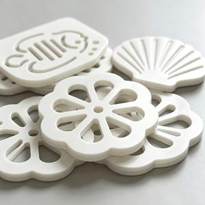 Sottobicchiere in Pietra Acrilica con Effetto Marmo, Resistente al Calore, Protezione per <span class=keywords><strong>Tavolo</strong></span>, Decorazione per Cucina e Casa - Product Image 3