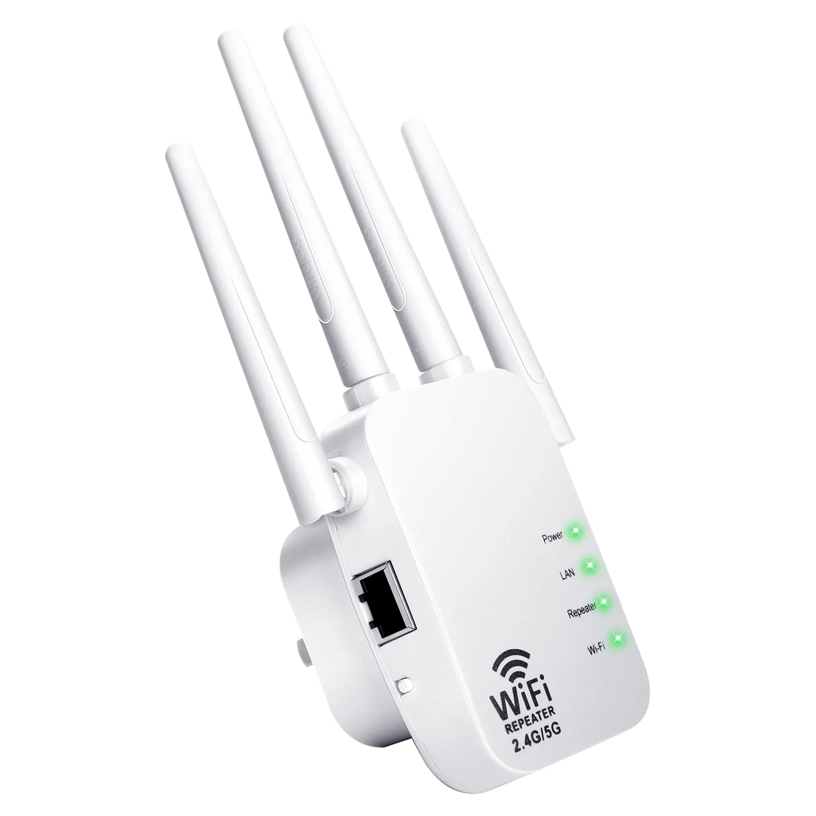 WiFi Extender ripetitore di segnale 1200Mbps 2.4 di segnale Internet e 5GHz Dual Band WiFi ripetitore con porta Ethernet/LAN