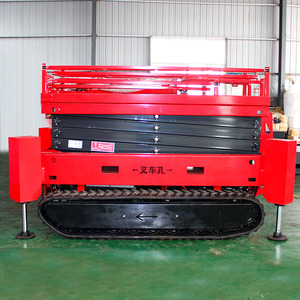 Gunting angkat pria Diesel Elektrik medan berat, gunting perayap berpenggerak dapat dilacak di jalur - Product Image 5