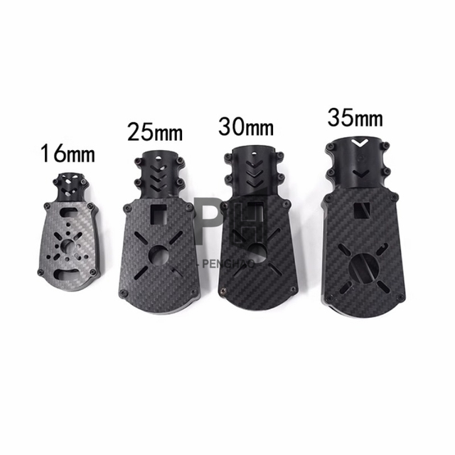 Aluminum Alloy Motor Mount Kit 16/25/30/35mm for Agriculture UAV/FPV Drone - Sturdy Tube Clamp, Quadcopter/Hexacopter Accessory