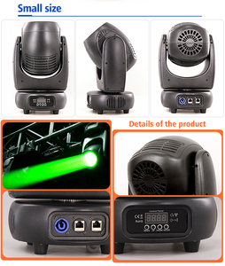 Đầu dẫn ánh sáng mini pointe 150 watt di chuyển đầu di chuyển đầu đèn 150 W 18 lăng kính gobo tại chỗ sân khấu Led DJ DMX chùm đèn di chuyển - Product Image 2