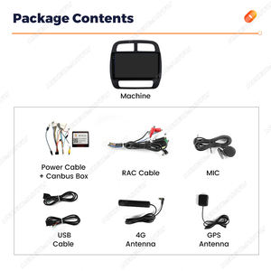 MEKEDE Car Audio Radio Car-play Android Auto GPS Navigation Écran tactile 8core 4G WiFi pour Renault K-ZE 2015-2019 - Product Image 3