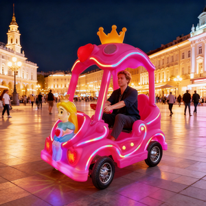 Balade électrique pour enfants pour parc d'attractions 24V voiture tamponneuse extérieure pour parcs <span class=keywords><strong>location</strong></span> commerciale voiture jouet à double batterie avec éclairage - Product Image 1