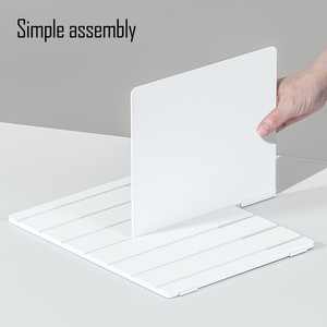 Lot de 3 diviseurs d'étagères de <span class=keywords><strong>bureau</strong></span> de supermarché en acrylique en plastique séparateurs de stockage de vêtements vente en gros - Product Image 4